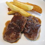 Benoit Alain Ducasse - 牛バヴェットステーキ　エシャロットソース自家製フレンチフライ 
