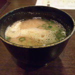 ぐりる池田 - 味噌汁