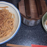 烈志笑魚油 麺香房 三く - つけ麺セット