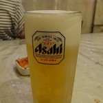 旬香菜館 - 生中ビール