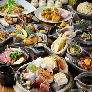 鸡肉和鱼的厨房宴会套餐附无限畅饮3,850日元～