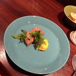 sardexka - 鴨とイベリコ豚のテリーヌ、トウモロコシのムース