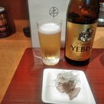 麺 みつヰ - ビール，おつまみ