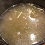 ラーメン 坊也哲 - スープ割り！