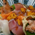 海陽亭 - 特選海鮮丼アップ