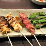 Yakitori Kafe Torigoya - 串焼き。お好み。