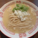 晴耕雨読 - 白味噌中華そば 800円