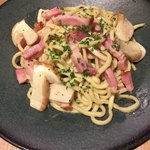 itariansobaishihara - ポルチーニ茸とベーコンパスタ