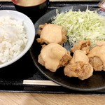 日本一 - 明太マヨ唐揚げ定食880円