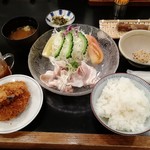 Katsushin - 冷しゃぶ膳です。(2018年8月)