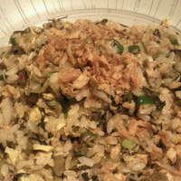雪梅花 菜根譚 - 高菜と鶏のチャーハン