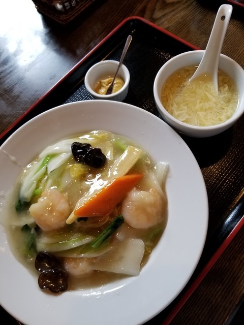 めっちゃ旨い 海老餡かけ焼きそば By Chibatan 広華 倶知安 中華料理 食べログ