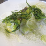 ドンブラボー - 鮎コンフィ　ヨーグルトソース