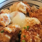 Udon Resutoran Henkotsu - 鶏天丼をアップｗ