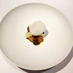 OTTO SETTE - 「香り」 フォアグラのグリル、トリュフのピューレと春キャベツ