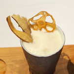 OTTO SETTE - 「土」 岩魚とじゃがいも。ヴィシソワーズを泡立てたような感じで、コク深い