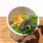 OTTO SETTE - 「水」 ベニマスのマリネ、クレソン、大根、コンソメのジュレ。柚子の爽やかな香り