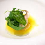 OTTO SETTE - 魚介の出汁を活用したソース。淡泊な塩味、その中にセロリの隠し味