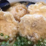 うどん屋 しろ - かしわ天アップ
