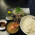 時代寿司 - 鯵のたたき定食\1,250