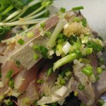 時代寿司 - 鯵のたたき　アップ