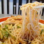 桃源邨 - 麺は細麺ストレート