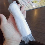 かつ屋まんてん - 冷たいおしぼり