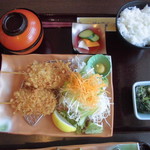 かつ屋まんてん - 串カツ定食ランチ780円