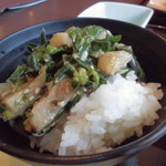 かつ屋まんてん - ごはんに乗せてみた