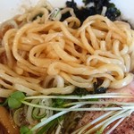 中華ソバ ハマダヤ - 縮れ太麺！