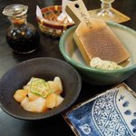 小樽・蕎麦屋・籔半 - 藪半 「柱わさび」