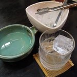 小樽・蕎麦屋・籔半 - 藪半 「焼酎（ロック）」