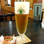 小樽・蕎麦屋・籔半 - 藪半 「生ビール（ハートランド）」