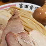 松戸中華そば 富田食堂 - 濃厚特製つけ麺 (1150円)