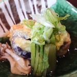 かいせき あづま路 - 丸茄子と白身魚の包み。