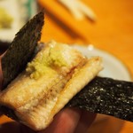 すし処 錦 - 鰻 白焼き（海苔で巻く）