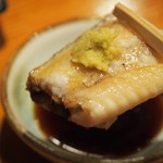 すし処 錦 - 鰻 白焼き（山葵醤油）
