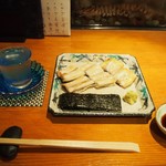 すし処 錦 - 鰻 白焼きにはお酒が合う