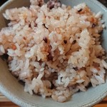 かいせき あづま路 - 五穀米。