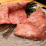 焼肉トラジ 上野店 - 生タン&ミスジ