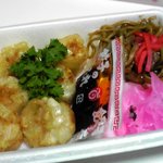 日の丸弁当 - シュウマイおかず