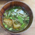 梅の木 - 味噌汁