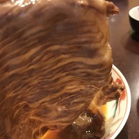 人形町今半 本店 - 持ち上げてみました（≧∇≦）