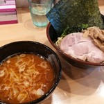 横浜ラーメン 北村家 - 1辛ファイヤーつけ麺 + 穂先メンマ