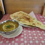 インドレストラン ラーダ - 日替りのシーフードカレーセット（900円）