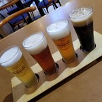 ブロイハウス 大沼 - 定番4種類飲み比べセット 1200円