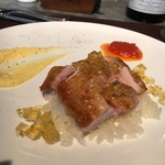 プルミエ レタージュ - 薩摩軍鶏の低温調理　親子丼風