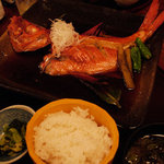 キンメの煮漬け定食