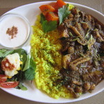 3種の豆と日替わり野菜のカレーのランチプレート