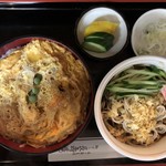 Yanagibashi Choujuan - 冷やしたぬきカツ丼セット